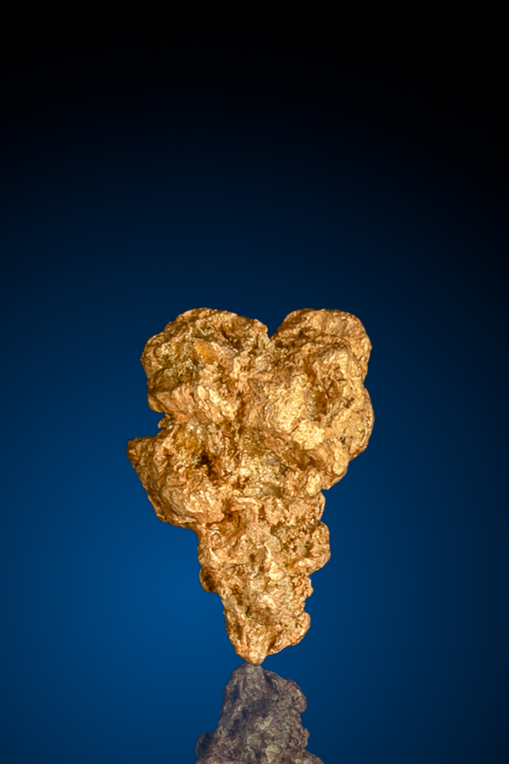 (image for) Chunky and Tapered Gold Nugget from the Yukon - 1.04 grams